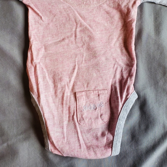 Juddlies Organic Cotton Long Sleeve Onesie - Picture 3 of 4